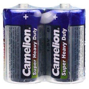 باتری دوتایی بزرگ Camelion Super Heavy Duty D شرینک