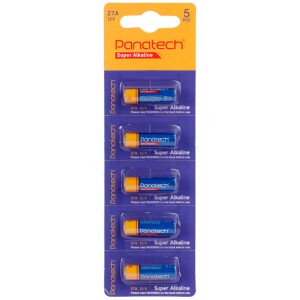 باتری ریموت کنترل Panatech Super Alkaline 12V 27A بسته 5 عددی