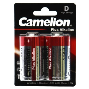 باتری دوتایی بزرگ Camelion Plus Alkaline 1.5V D