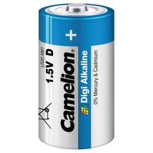 باتری دوتایی بزرگ Camelion Digi Alkaline 1.5V D