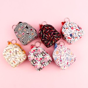 کیف هندزفری کوله ای مخمل پفکی