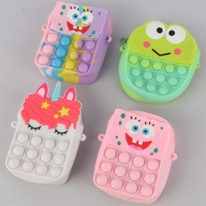 کیف هندزفری سیلیکونی بند دار پاپیتی