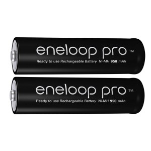باتری نیم قلمی 2تایی Panasonic Eneloop Pro HR03 1.2V AAA