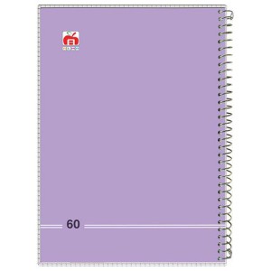 دفتر سیمی 60 برگ طرح رنگی نهال آلما کد 7684