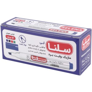 ماژیک مخصوص وایت برد سلنا نوک تخت Selena SP124 بسته 12 عددی