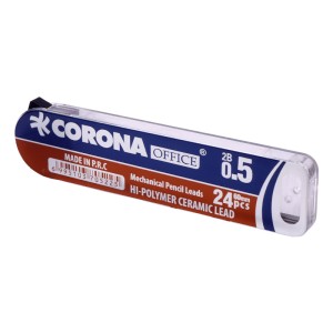 نوک مداد نوکی مدل Corona PL-05 0.5mm 2B بسته 12 عددی