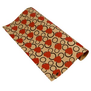 کاغذ کادو کرافت طرح دار بسته 50 عددی