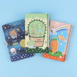 دفتر خاطرات سیمی 150 برگ طرح فانتزی سویل کد 702