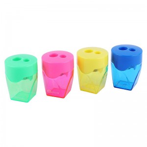 تراش پلاستیکی مخزن دار Beresa B9006 بسته 12 عددی