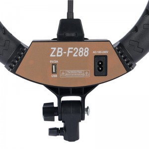 رینگ لایت رنگ مهتابی "ZB-F288 13