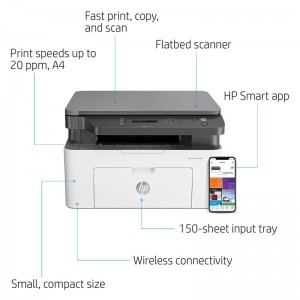 پرینتر 3 کاره لیزری HP Laser MFP 135w