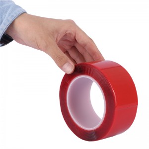 چسب دو طرفه ژله ای قرمز Nano 4cm