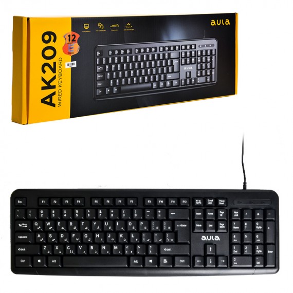 کیبورد سیمدار AULA AK209