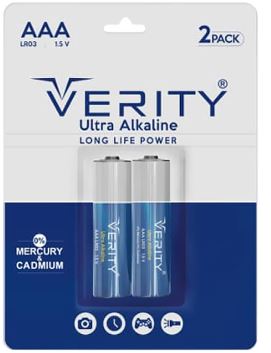 باتری نیم قلمی آلکالاین VERITY