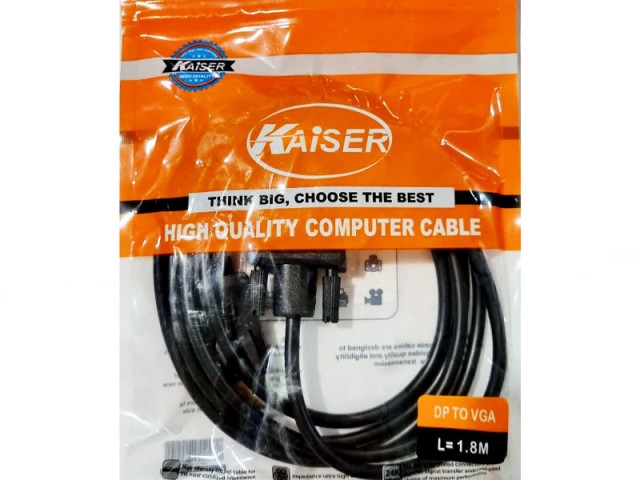 کابل KAISER DISPLAY TO VGA 1.8M