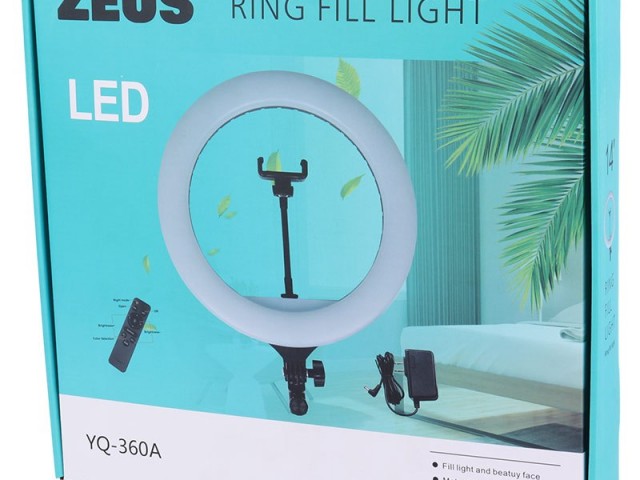 رینگ لایت 14 اینچ با پایه RGB