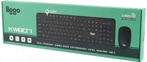 کیبورد و ماوس بی سیم LIGGO KW807