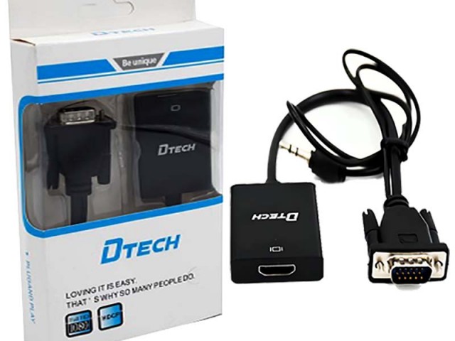 تبدیل DTECH HDMI TO VGA