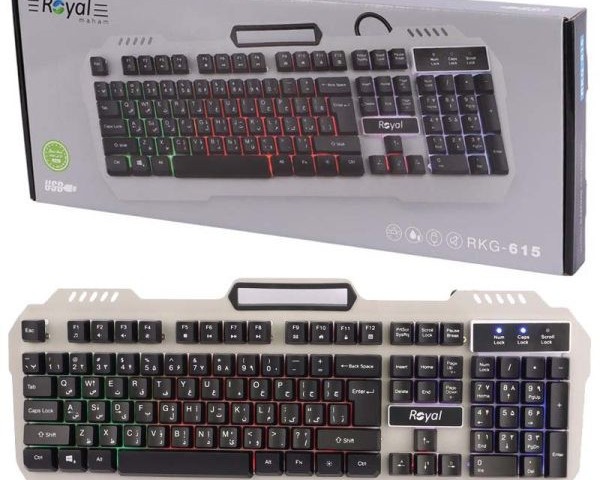 کیبورد سیمدار گیمینگ ROYAL RKG 615
