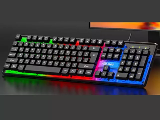 کیبورد سیمدار گیمینگ DNET 997 RGB