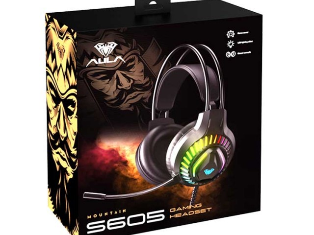 هدست سیمدار گیمینگ AULA S605