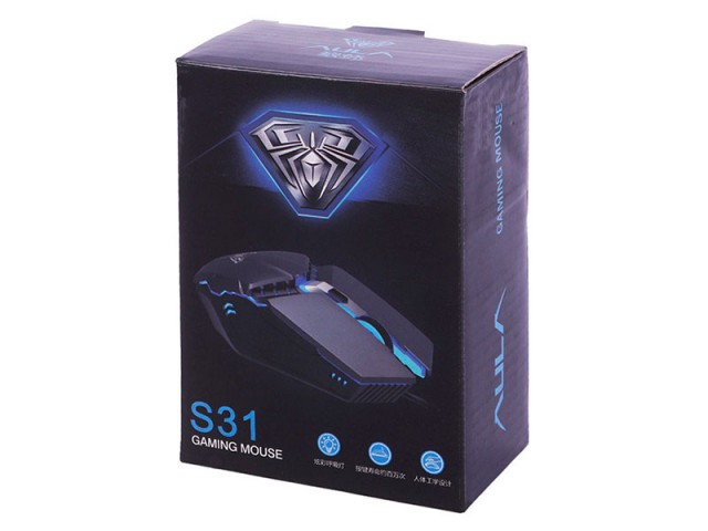 ماوس سیمدار گیمینگ AULA S31