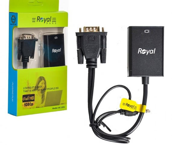 تبدیل ROYAL VGA TO HDMI