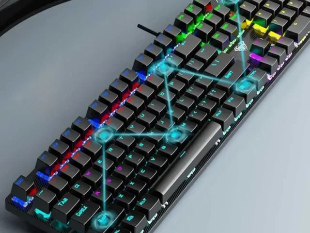 کیبورد سیمدار گیمینگ AULA s2022