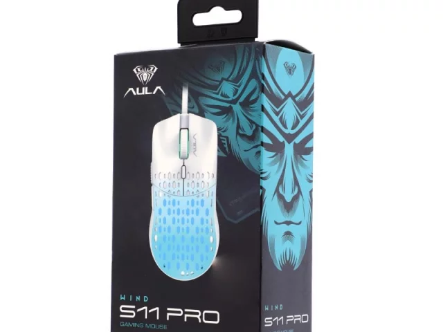 ماوس سیمدار گیمینگ AULA S11 PRO BLUE