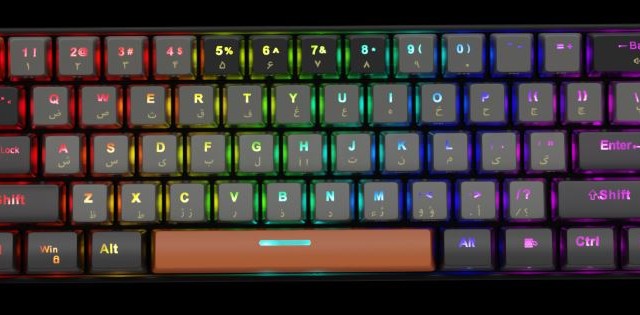 کیبورد سیمدار گیمینگ TSCO TK8161