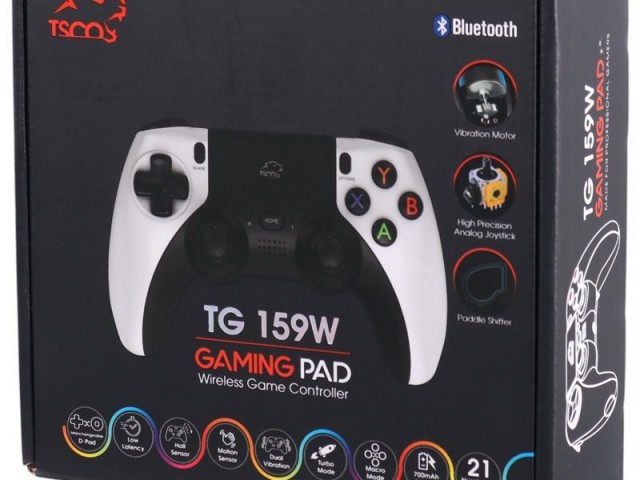 دسته بازی تک شوک بی سیم TSCO TG159W