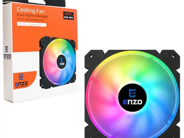 فن کیس گیمینگ ENZO FAN003 12*12