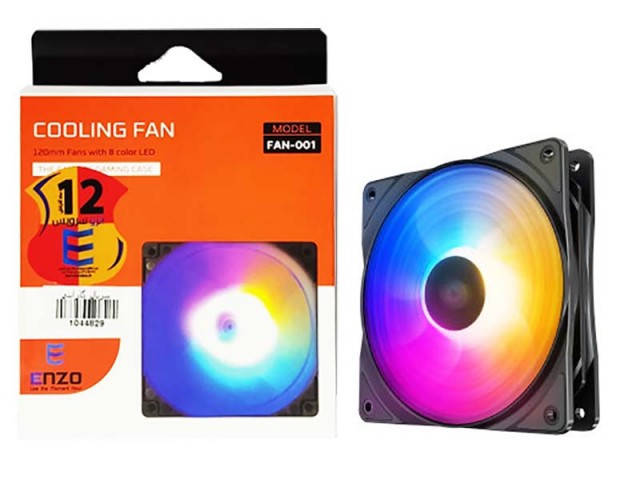 فن کیس گیمینگ ENZO FAN001 12*12