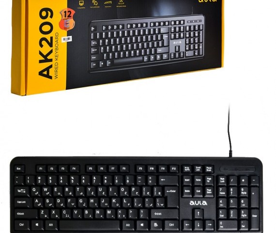 کیبورد سیمدار AULA AK209