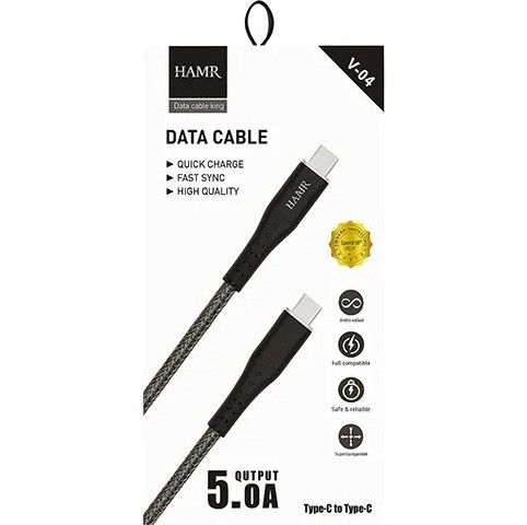 کابل شارژر تایپ سی HAMR V04