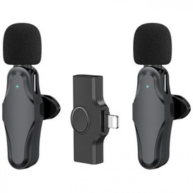 میکروفن یقه ای بی سیم DUAL K21