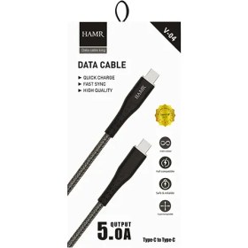 کابل شارژر تایپ سی به تایپ سی  HAMR V04