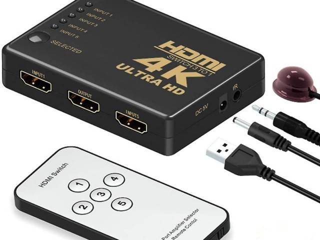 دیتا سوییچ 5PORT 4K HDMI