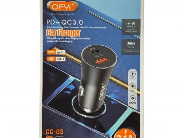 شارژر فندکی OFYI CC03