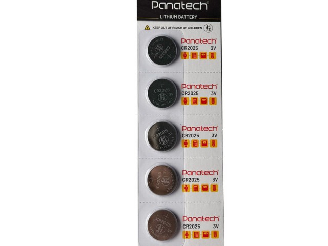 باتری سکه ای 2025 تکعددی PANATECH