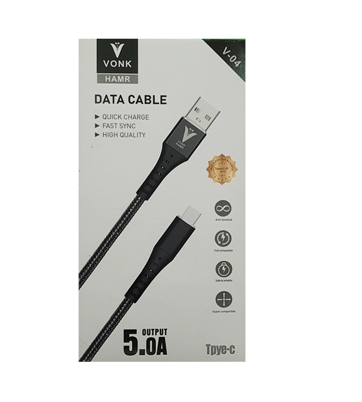 کابل شارژر تایپ سی HAMR V04