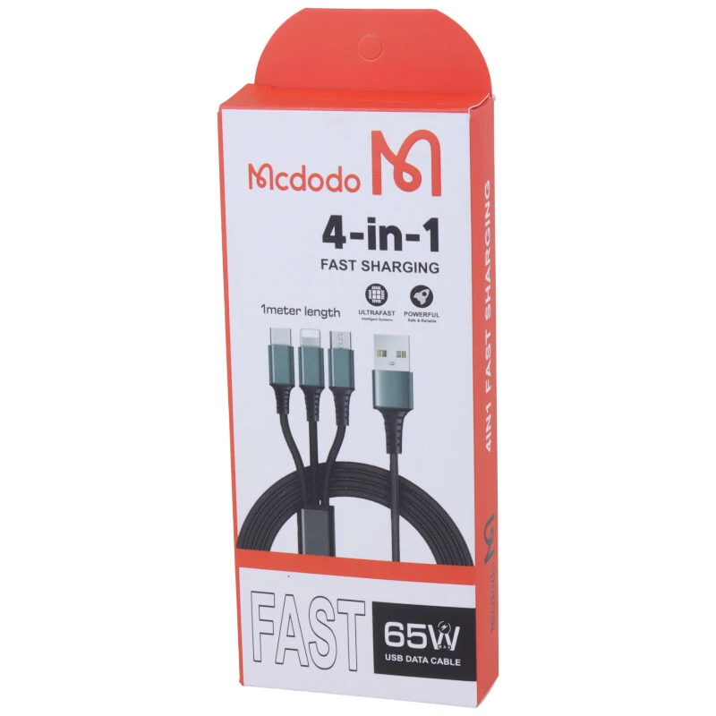 کابل شارژر همه کاره MCDODO 65W