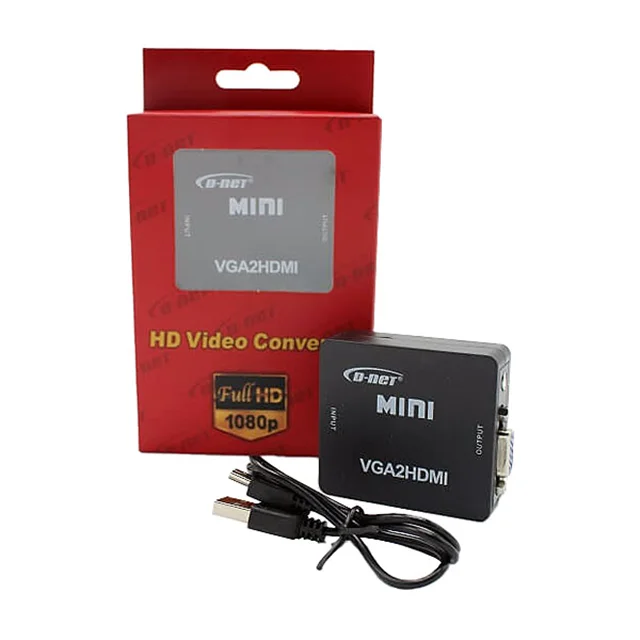 تبدیل DNET VGA TO HDMI پک قرمز