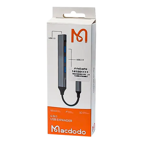 هاب MCDODO 4PORT 1PORT U3/ 3PORT U2