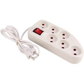 رابط برق 6 خانه درجه یک کلیددار