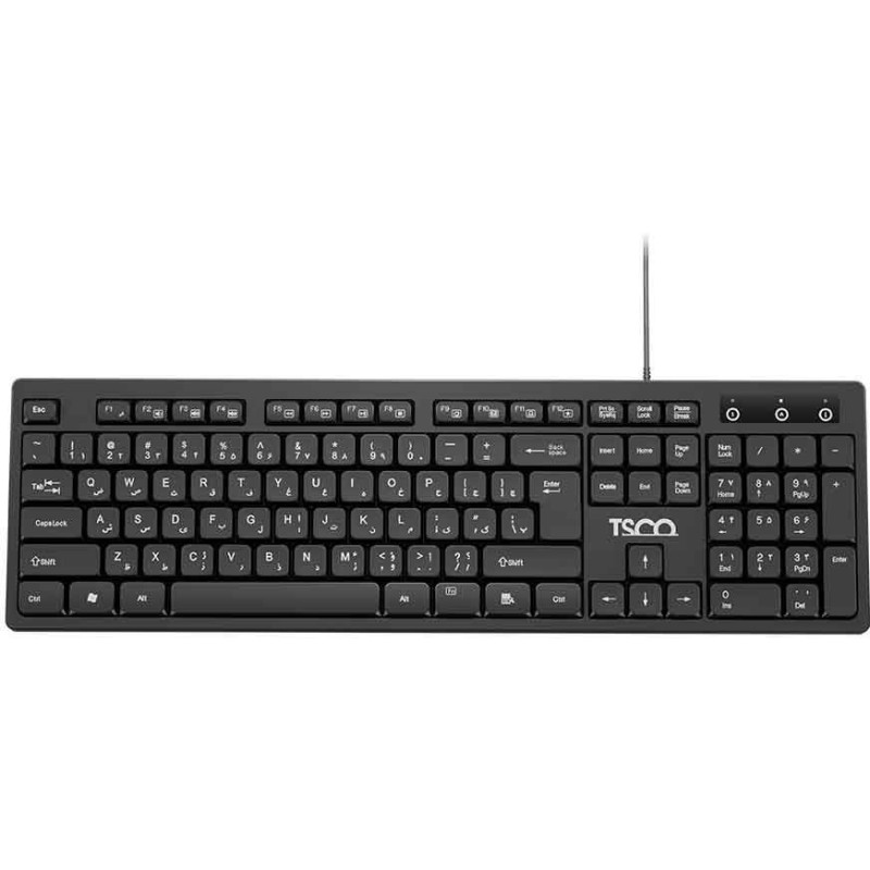 کیبورد سیمدار TSCO TK8072
