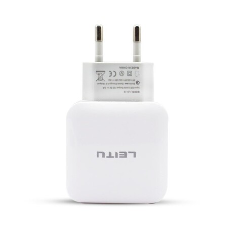 شارژر دیواری LEITU LH24 + کابل میکرو