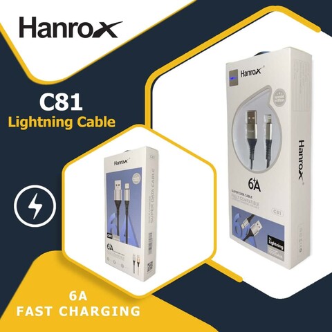 کابل شارژر آیفون HANROX C81 6A