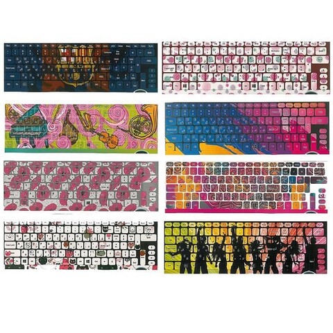 برچسب حروف کیبورد فانتزی