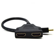 کابل تبدیل دو به یک HDMI